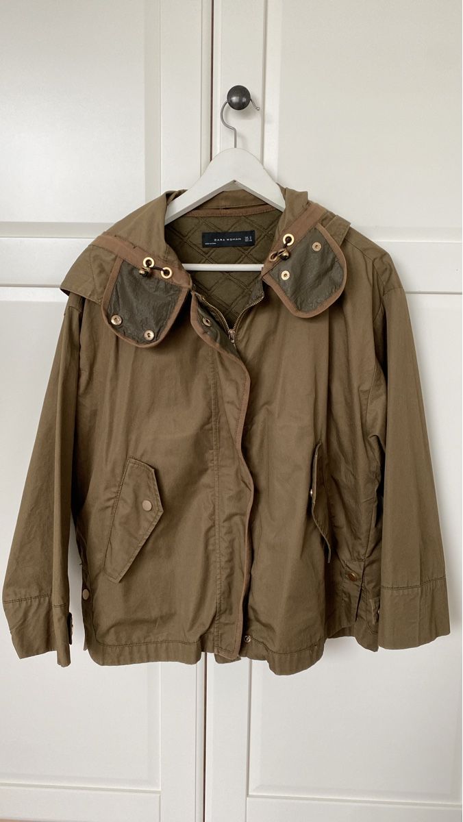 Zara Jacken: Zara Woman Green Jacket, Size S – Gebraucht aus Schlieren von tug_568r