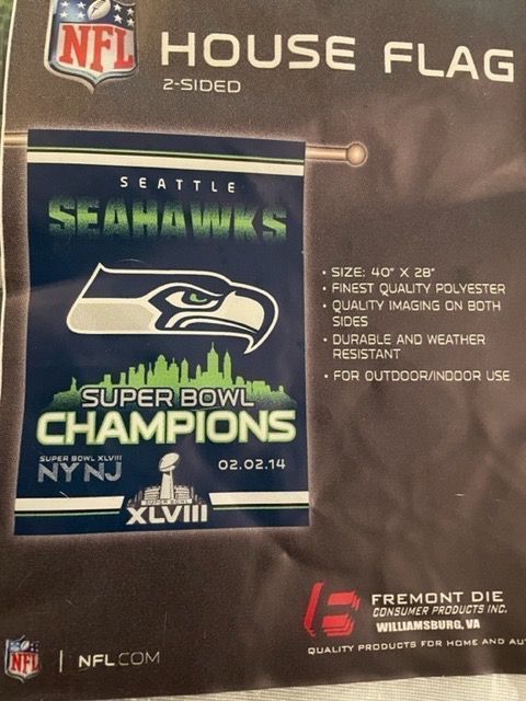 Seattle Seahawks Super Bowl XLVIII Champions Double Sided House