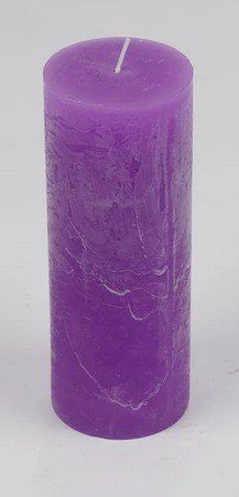 Candele: Kerze 6.8×18 cm Raureif Pink – Nuovo e nell'imballaggio originale da Oensingen venduto da Liquidations-Shop