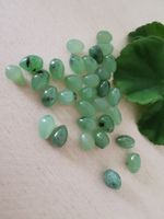 30 Stk. Jade  Imperial Tropfen / Restposten Sonderverkauf