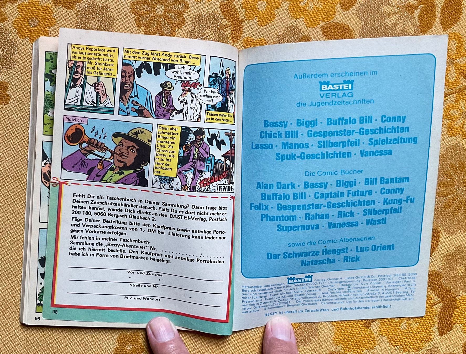Fumetti: Bessy Taschenbuch Nr 18 – Usato da Endingen venduto da nathan05 8