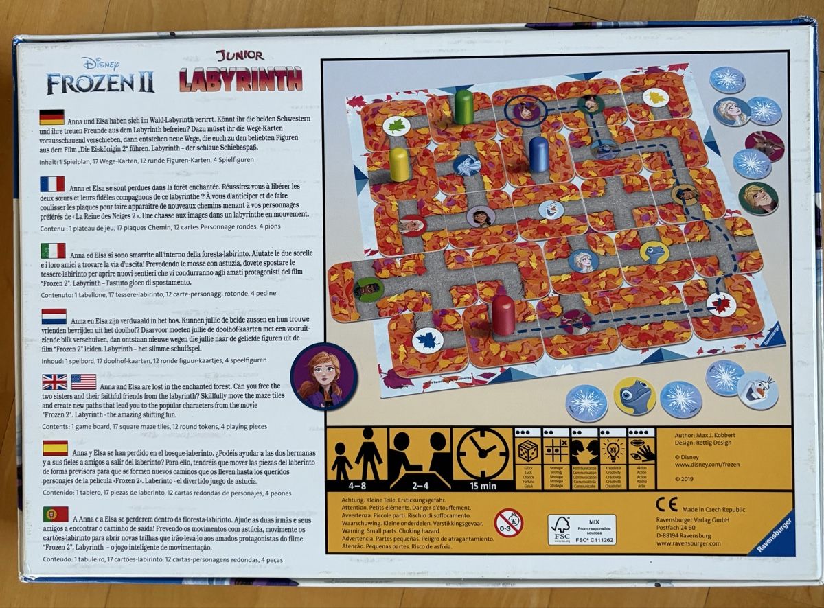 Ravensburger Spiele: Frozen 2 Junior Labyrinth - Ravensburger – Gebraucht aus Kappel SO von Fabruzzi 3