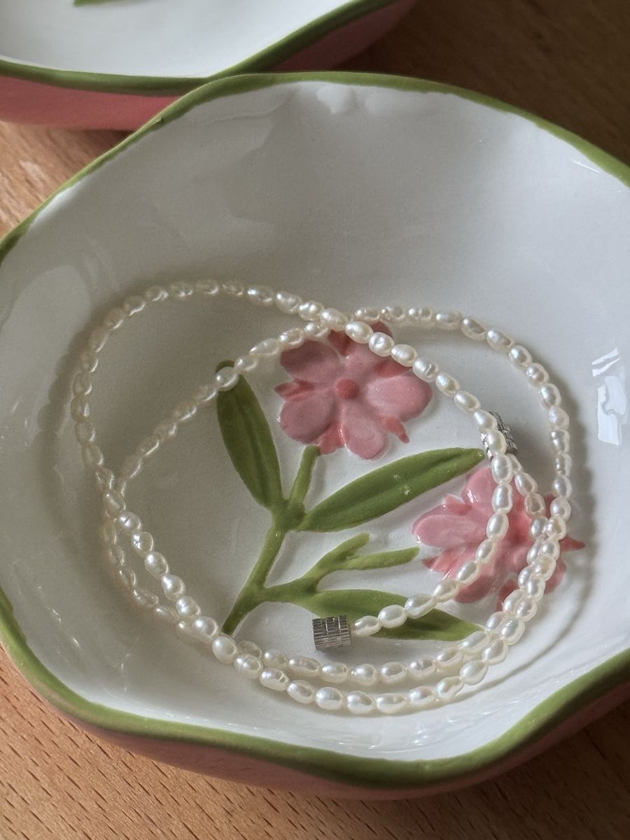 Catenine: Delicate Peruvian Freshwater Pearl Necklace – Usato da Zürich venduto da olalinda 3