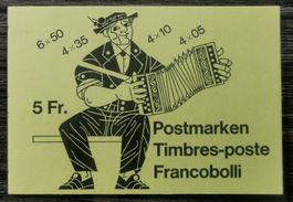 TR15 Bloc Timbre Suisse Oblitere 1984