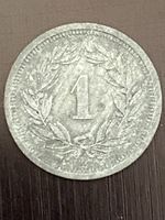 1 centime suisse de 1946 zinc 