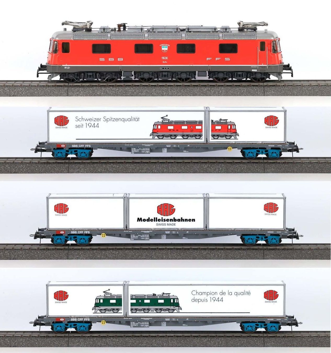 Hag Modellini di ferrovie: 097.04 Re 6/6 der SBB, DC-Analog – Nuovo (secondo la descrizione) da Gisikon venduto da GIS-MO
