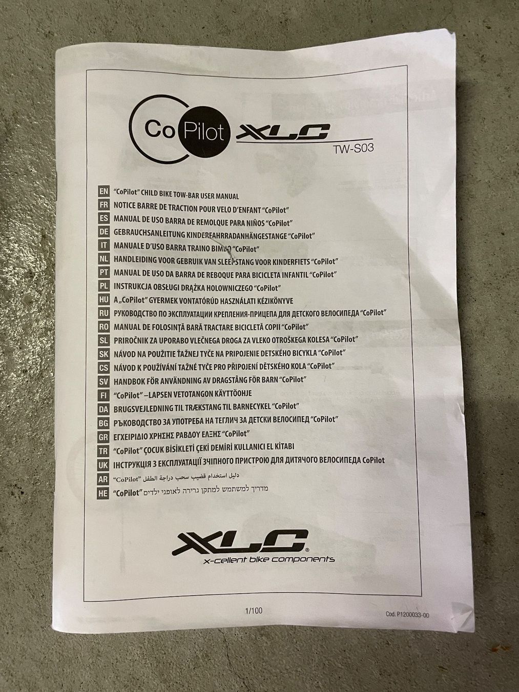 Pezzi di ricambio: XLC Tandem Stange Kinderanhänger-Zugarm "CoPilot" – Usato da Rümlang venduto da cernyf 2
