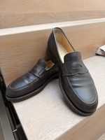 Ed-Meier, Herren Loafer Leder dunkel-braun