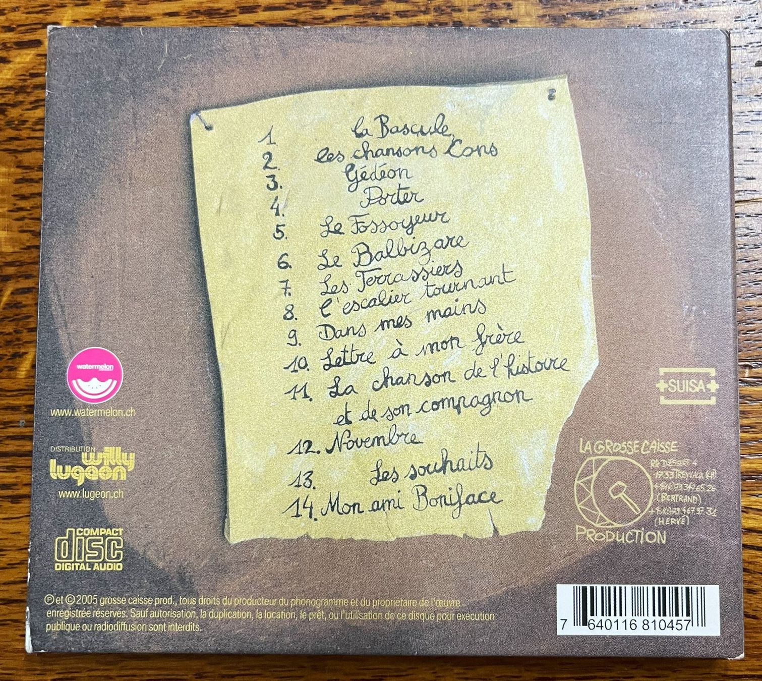 CD: Le Balbizare CD – Usato da Oftringen venduto da Vucki 1