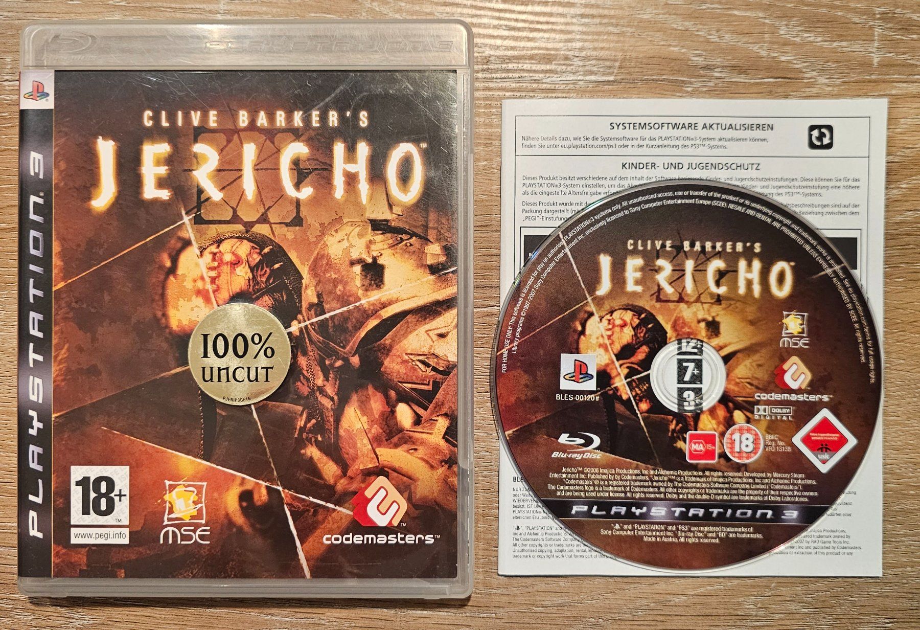 Sony Giochi: Clive Barker's Jericho 100% Uncut (PS3) – Usato da Holziken venduto da Miglioregamesnmore