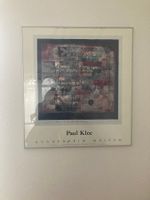 Original Paul Klee Kunstdruck, Guggenheim Museum, gerahmt