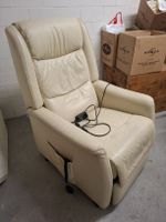 Elektrischer Relaxsessel / Aufstehsessel echt Leder