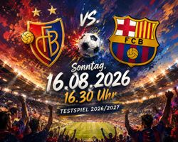 24h Auktion: 3 Tickets Testspiel FCB - FCB Parkett C2