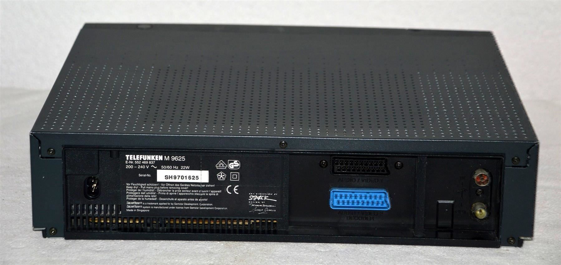 Registratori: Videorecorder VHS  Telefunken M 9625 magnétoscope – Usato da Collonges venduto da arashee 4