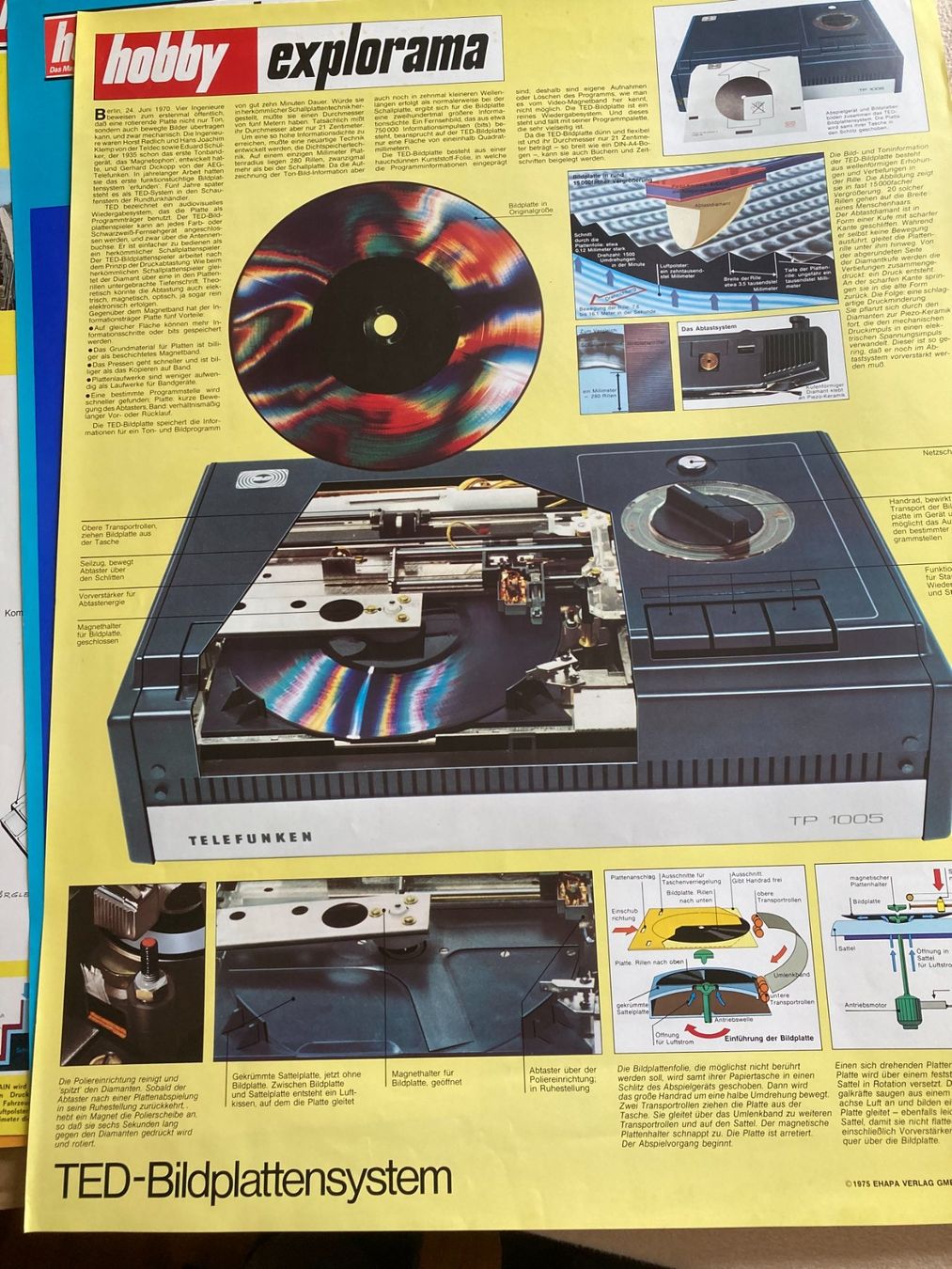 Poster & Bilder: Explorama / Plakate von hobby-Verlag / div. 10 Stk. – Gebraucht aus Herzogenbuchsee von Emmenthaler 5