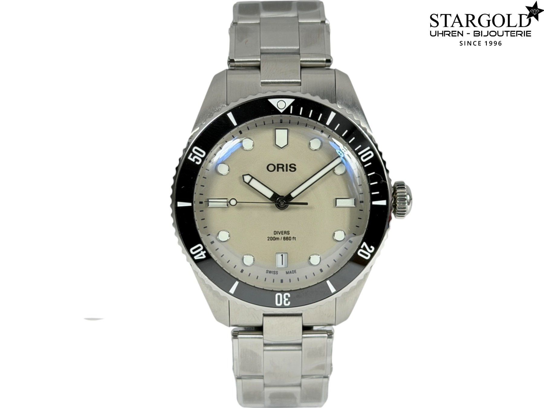Oris Uhren: Oris Divers Date 39 - 01 733 7795 4051 – Gebraucht aus Zürich von Stargold-Uhren