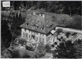 Flugaufnahme Villa Arkadia Zürich (