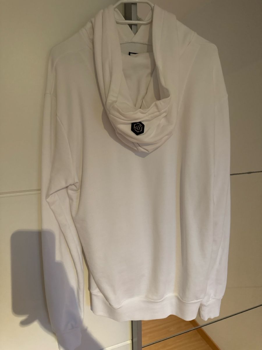 Philipp Plein Maglioni & Felpe: Philipp Plein Hoodie weiss Gr. L – Usato da Wettswil venduto da GP_18 1