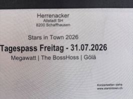 2x Tagespass Stars in Town - Megawatt, Gölä, 31.7.26 ab 229!