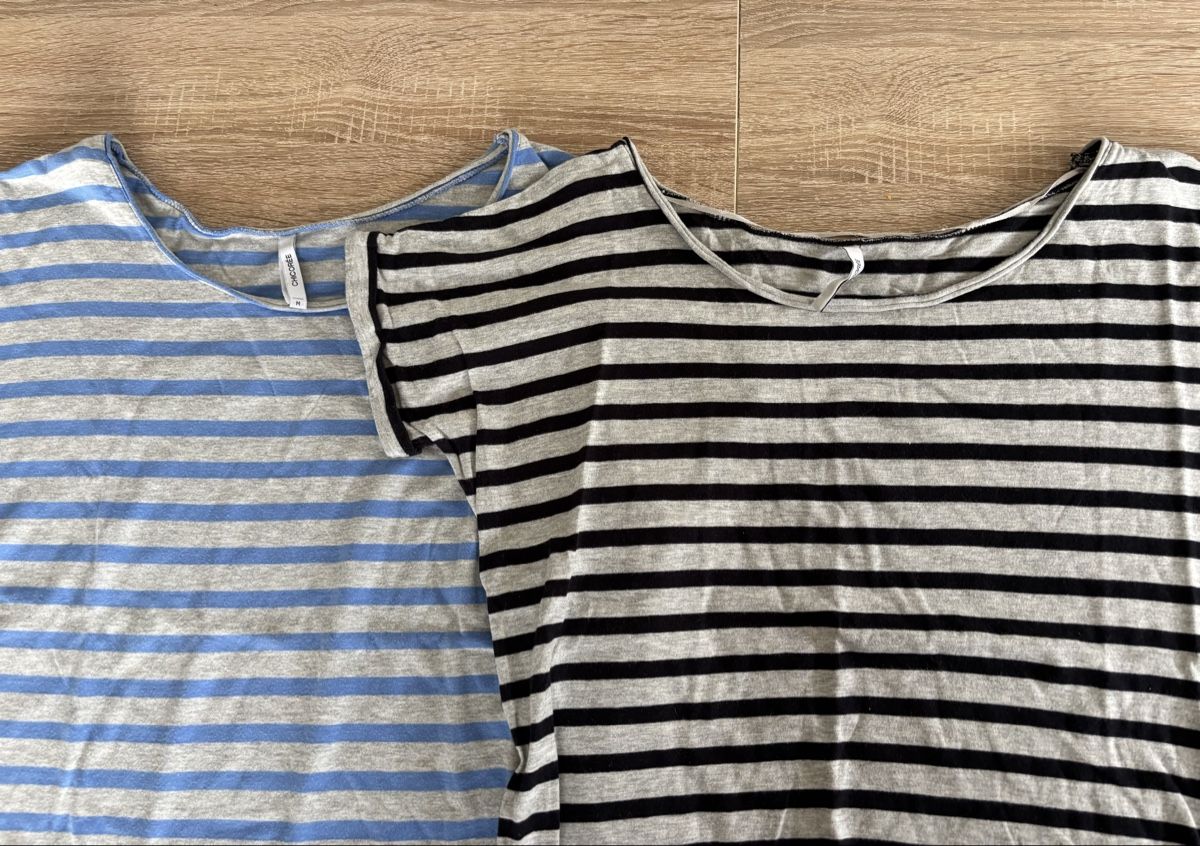 T-shirt: 2 T-Shirts gestreift Gr M – Usato da Ebikon venduto da Regipe 2