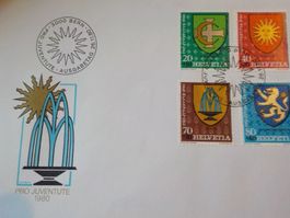 1980, FDC, Pro Juventute, Serie