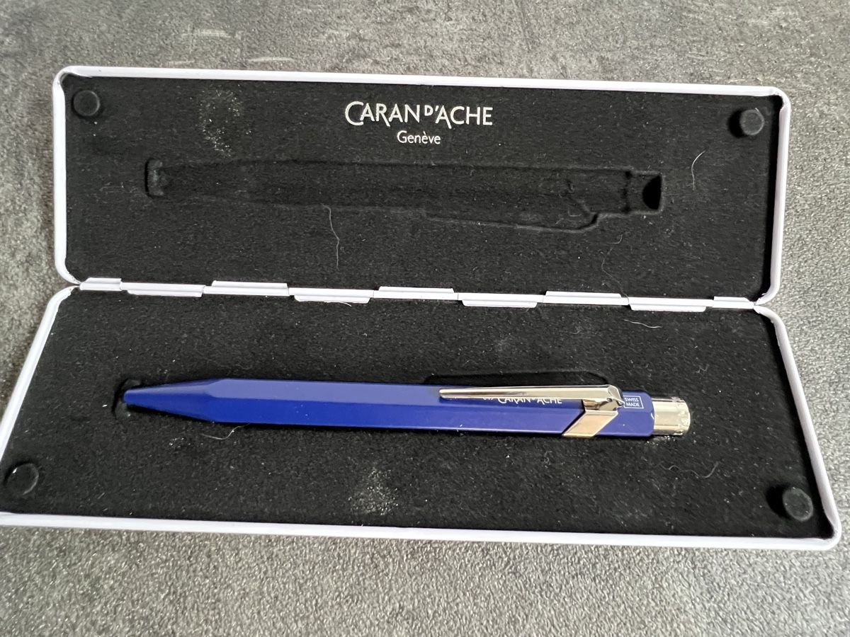 Caran D'Ache Penna & Evidenziatori: Caran d'Ache Roller weiss ungebraucht – Nuovo e nell'imballaggio originale da Urnäsch venduto da Ursjack 1