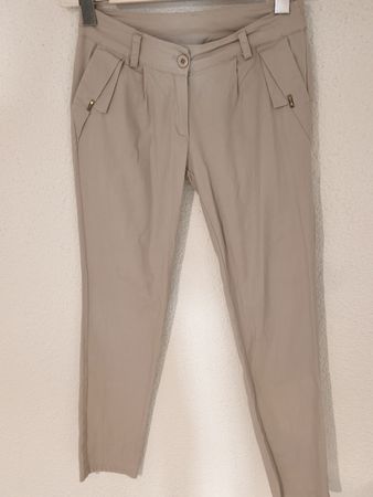 Damen Hose beige Grösse S Made in Italy guter Zustand