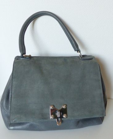 Handtasche von BUTI Leder grau