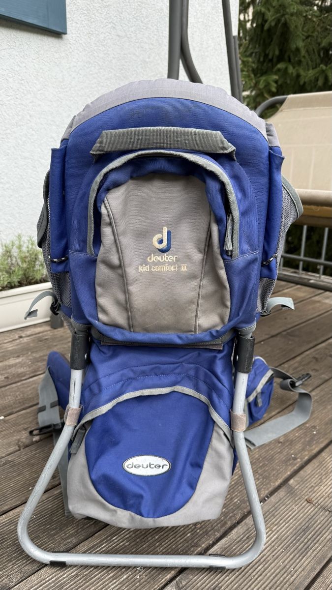 Deuter Borse & Zaini: Deuter Kid Comfort 2 Tragerucksack Kindertrage – Usato da Amsteg venduto da jos_977s 4