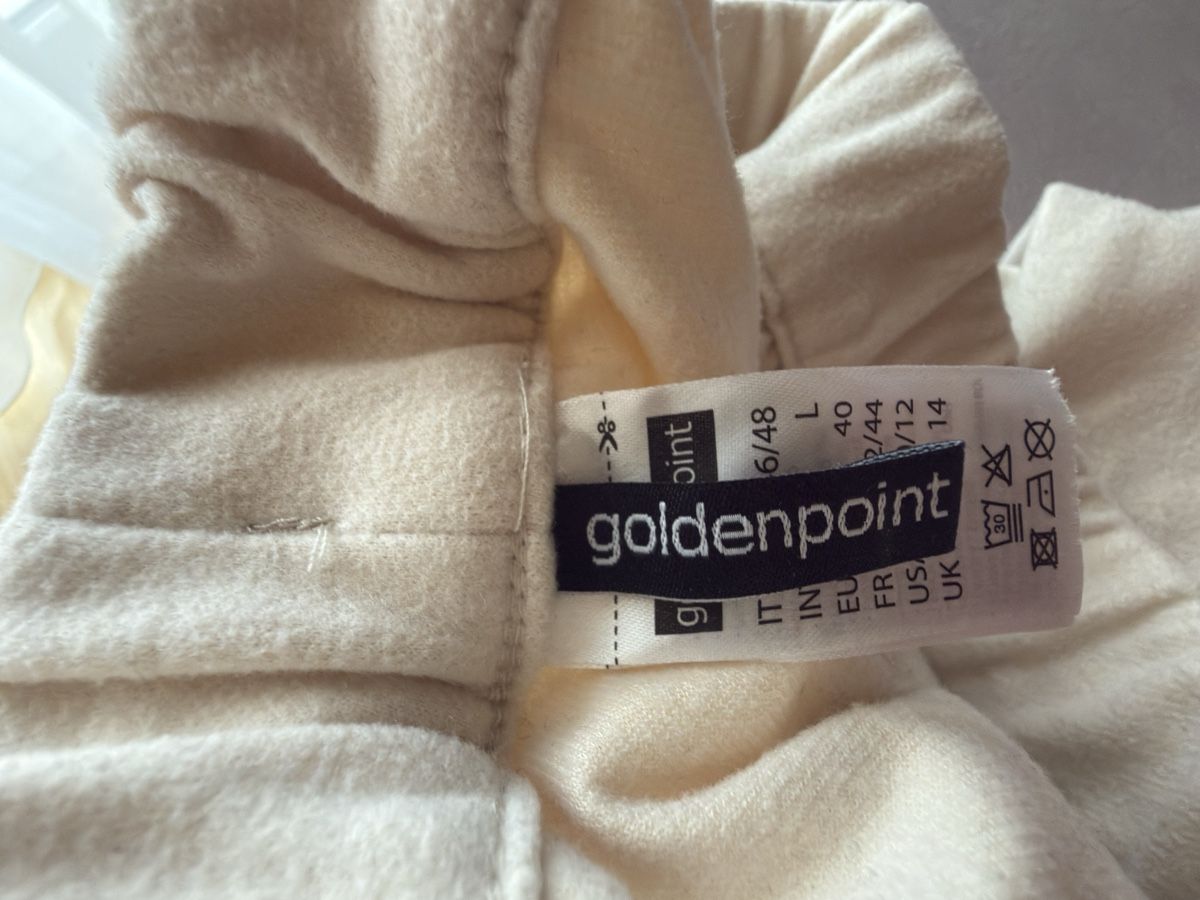 Pantaloni: Trendige Hose, Beige, Grösse L – Usato da St Gallen venduto da Berta343 5