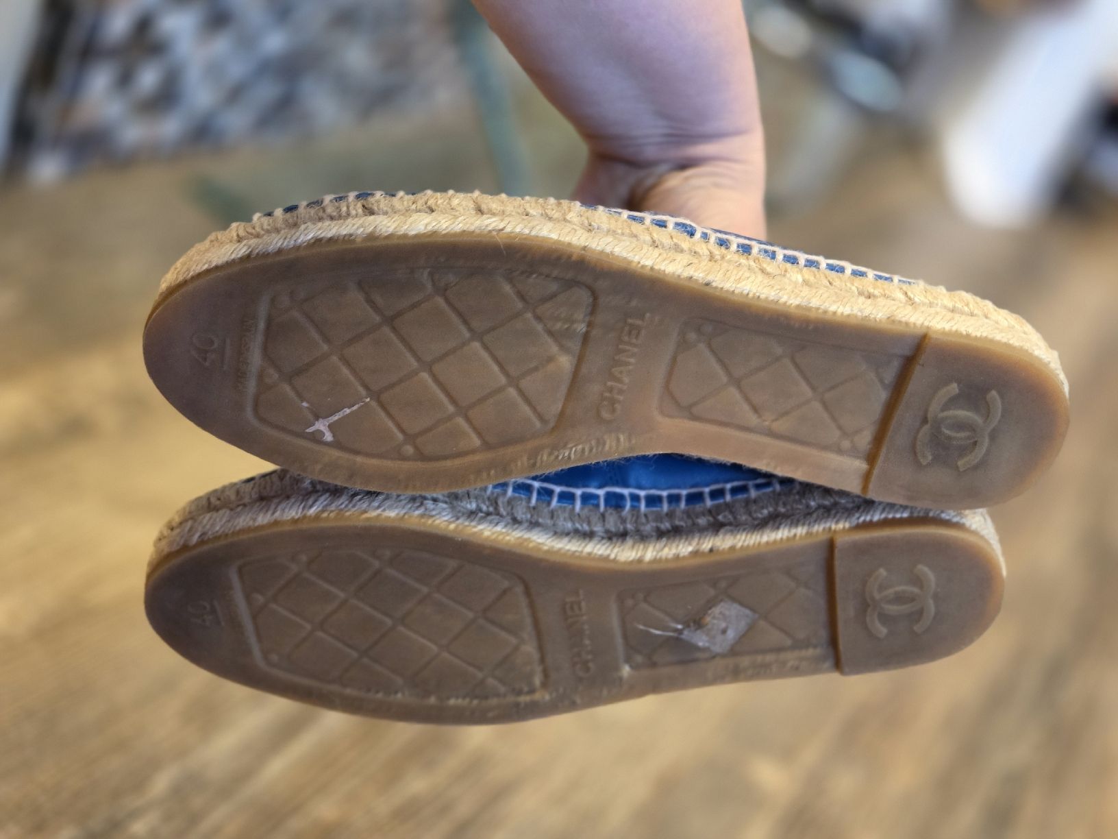 Chanel Scarpe da donna: Chanel Leder Espadrilles  – Usato da Zürich venduto da Bubi83 4