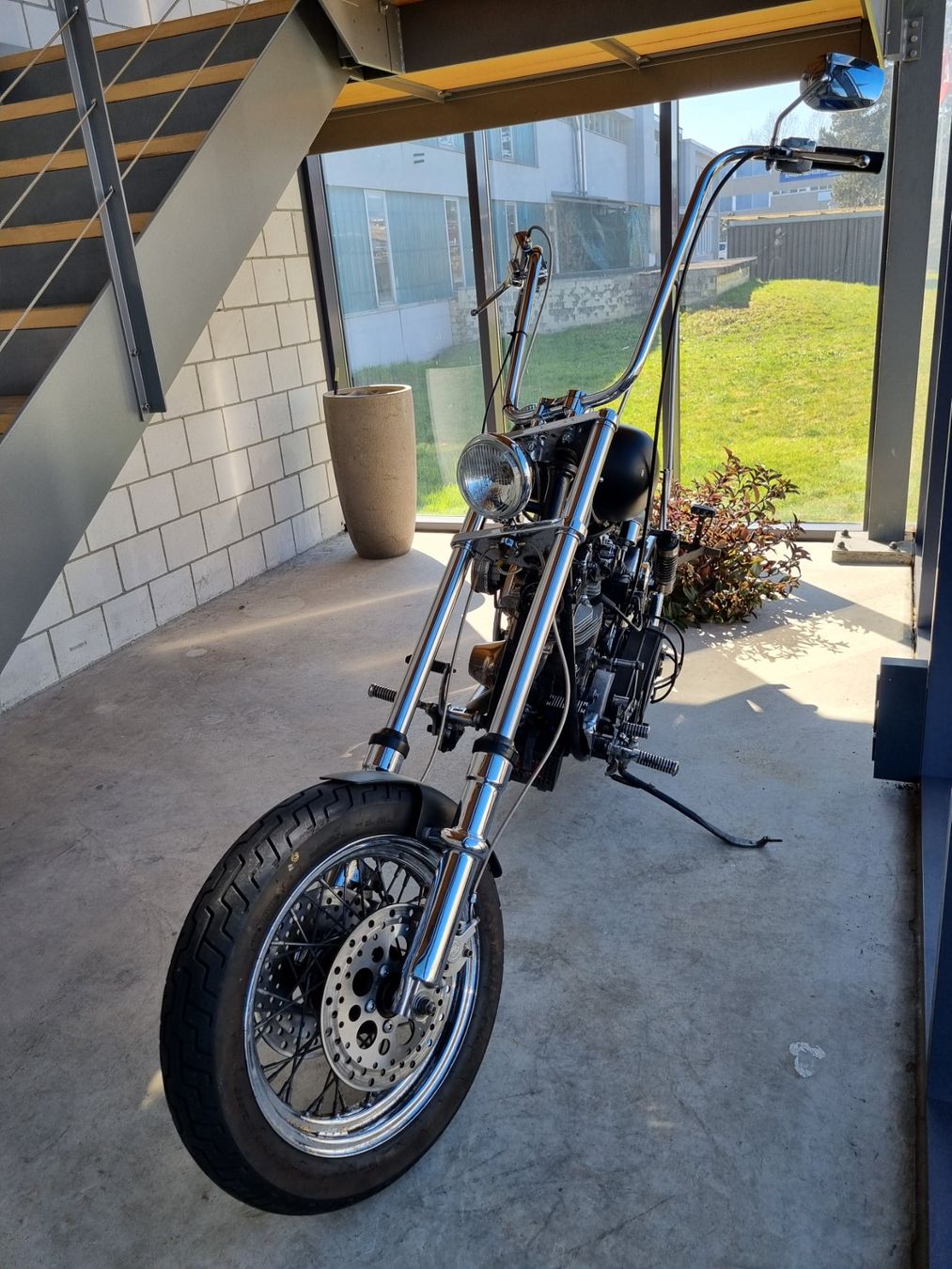 Harley-Davidson Chopper: Harley Davidson FXE Shovelhead 1976 – Usato da Knonau venduto da d.betschart 4