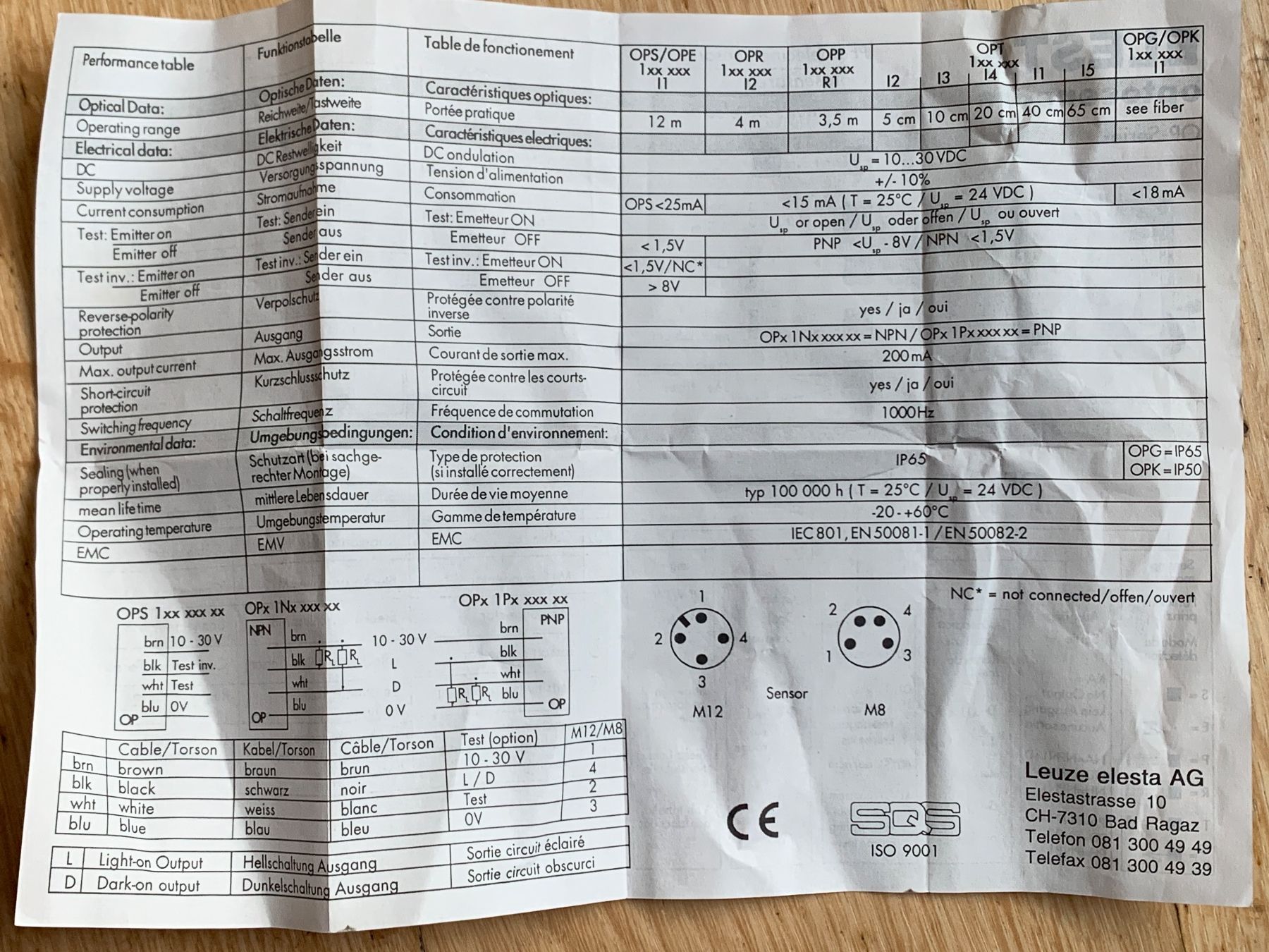 Elektronikbauteile: Elesta Lichtschranke OPX NPN – Gebraucht aus Wildegg von Elefant42 1