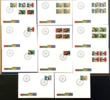 1998 FDC - Pro Patria + Viererblock FDC + Einzel FDC