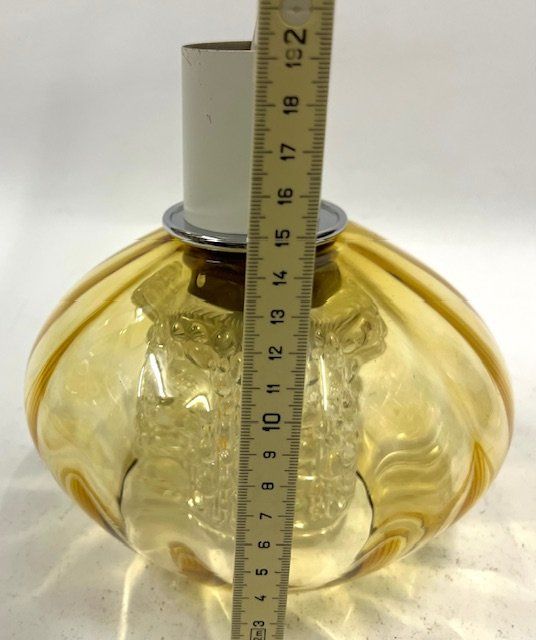 Lampadari & plafoniere: Hängelampe mit gelblichem Glas – Usato da Zürich venduto da gigimai67 4