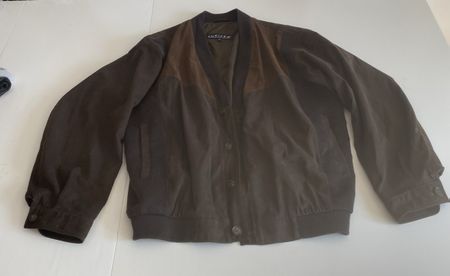 Jupiter Übergangsjacke Gr. 52 braun Wildlederoptik