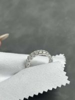 Silber Ring mit Moissanit / gegenangebote 👍