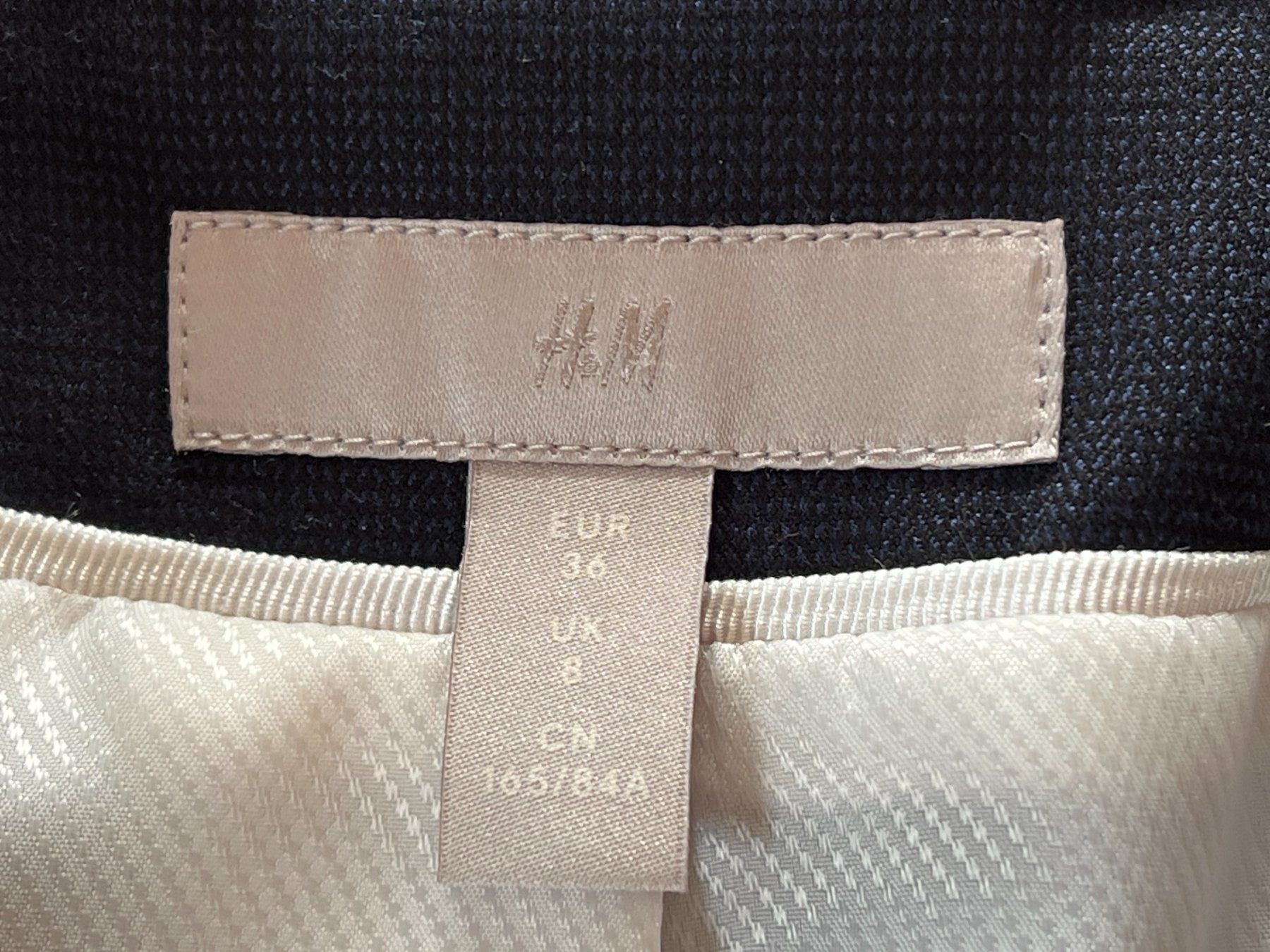 H&M Giacche: H&M Damen Blazer, Gr. 36, Schwarz/Blau meliert – Nuovo (secondo la descrizione) da Worb venduto da farben20zauber 2