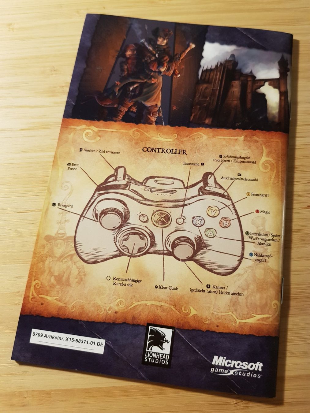 Microsoft Spiele: Spielanleitung Fable 2 Xbox 360 – Gebraucht aus Münchenstein von 2DGames 1