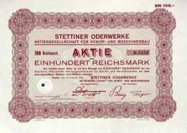 Stettiner Oderwerke AG für Schiff- und Maschinenbau - 1936