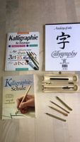 Kalligraphie Startet Set mit Buch und Federn