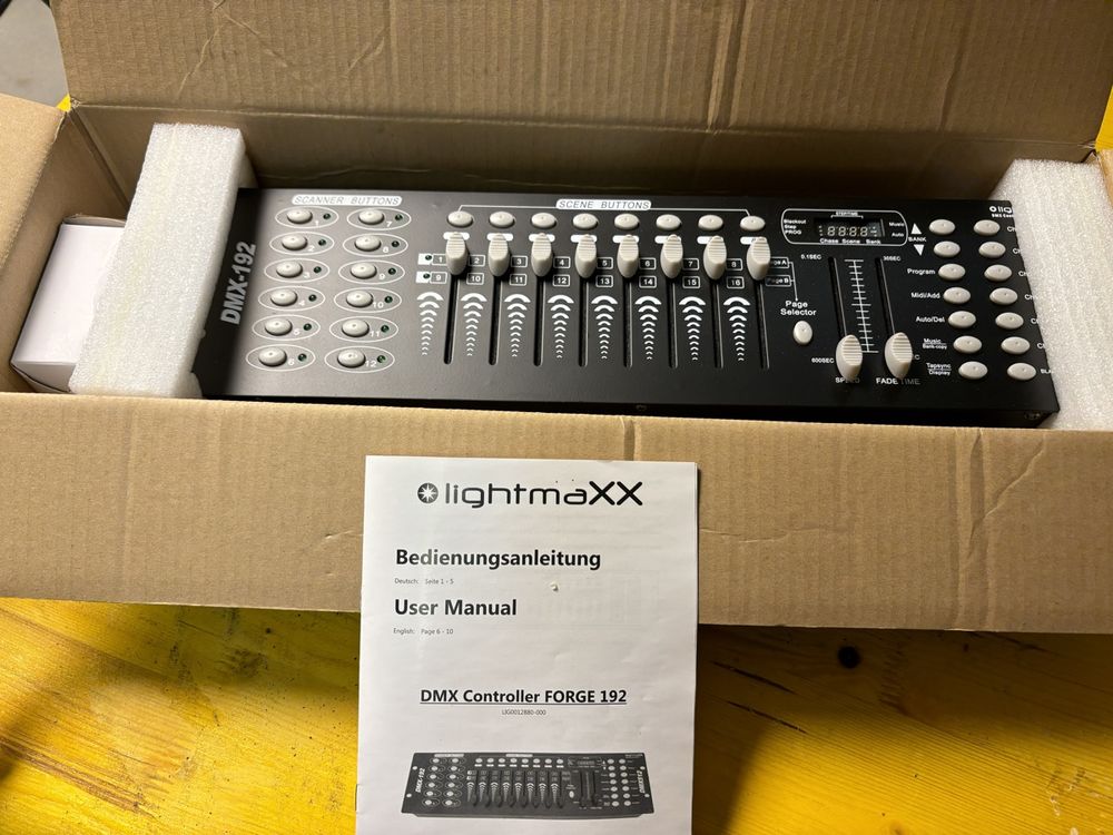 Lightmax Forge 192 DMX Lichtsteuerung | Kaufen auf Ricardo