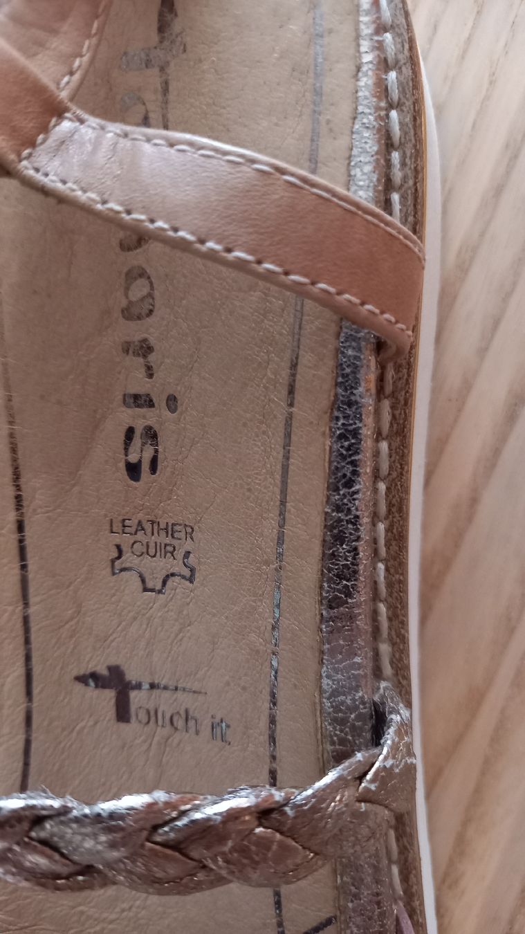 Tamaris Scarpe da donna: Tamaris Sandalen Leder Grösse 41  – Usato da St. Gallen venduto da Otterndorf 2