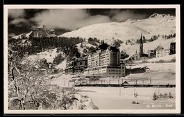 AK St. Moritz, Blick in den Ort