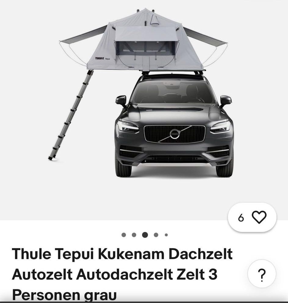 Thule Tende : Thule Tepui Kukenam Autodachzelt – Usato da Auw venduto da Enniroc 1