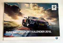 Sammlerstück-Jahres-Wand-Kalender "BMW Motorsport 2018"