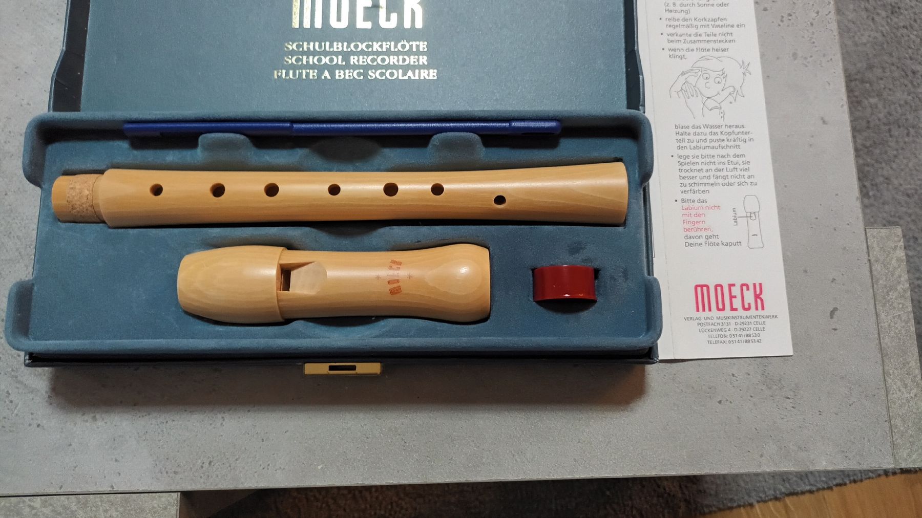 Musikinstrumente: Neue MOECK-Schulblockflöte – Neu (gemäss Beschreibung) aus chur von erika025 1
