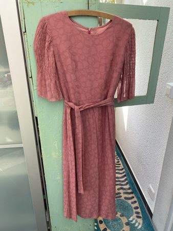 Vintage Kleid rosa Gr.XS