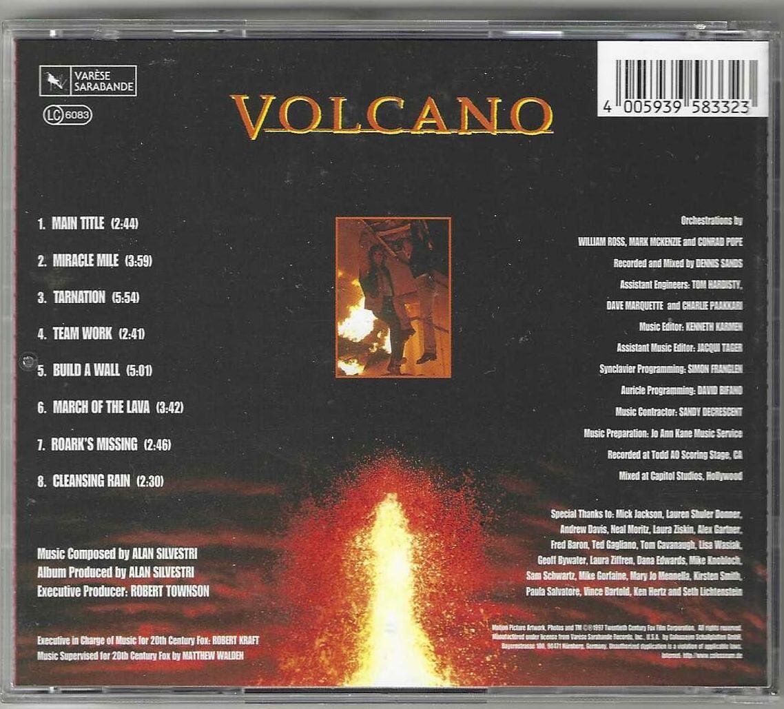 CDs: Alan Silvestri - Volcano – Gebraucht aus Genève von CDLPBookS 1