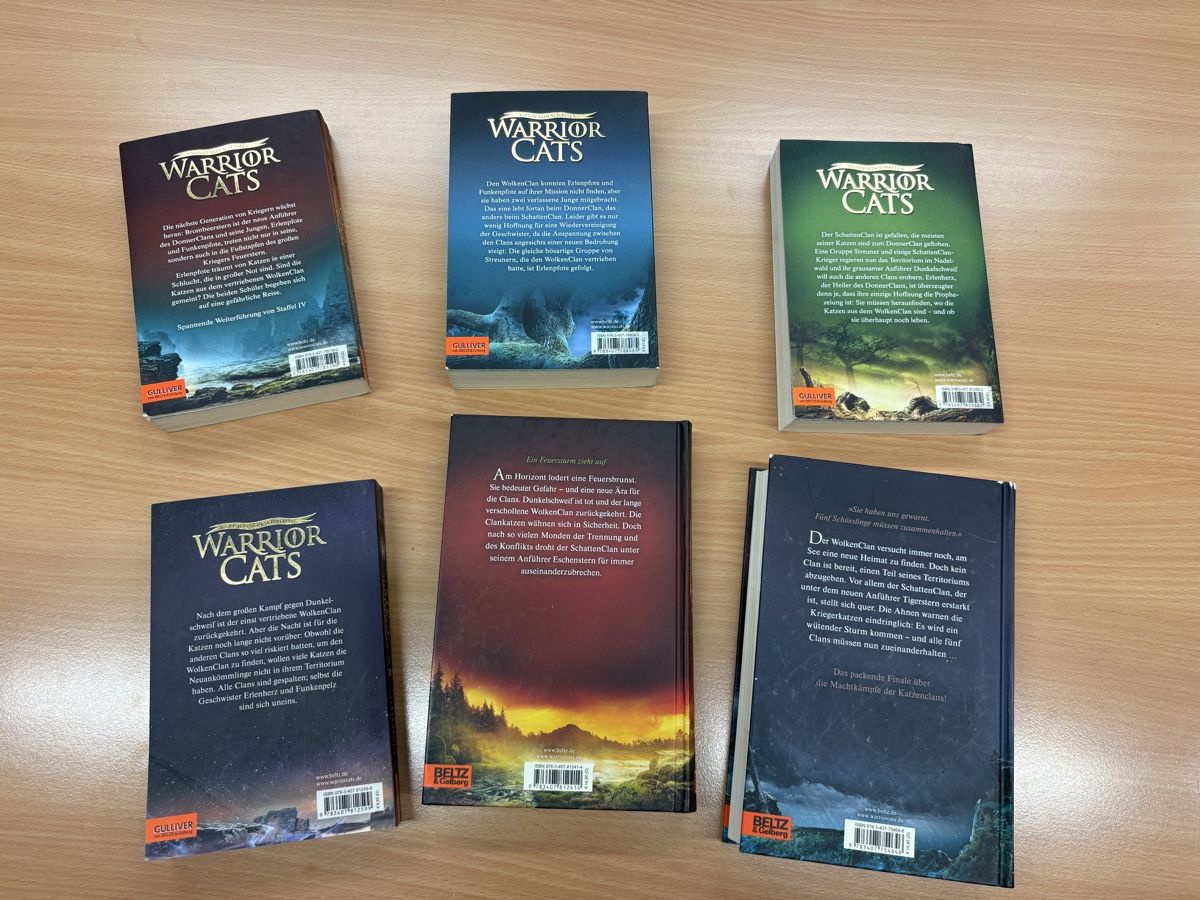 Libri: Warrior Cats Staffel 6 Deutsch - gebraucht – Usato da Gamsen venduto da Jessi_Booh 2